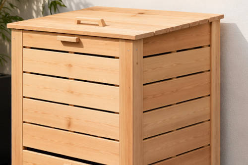 Composteur en bois - pin douglas - région d'Orléans